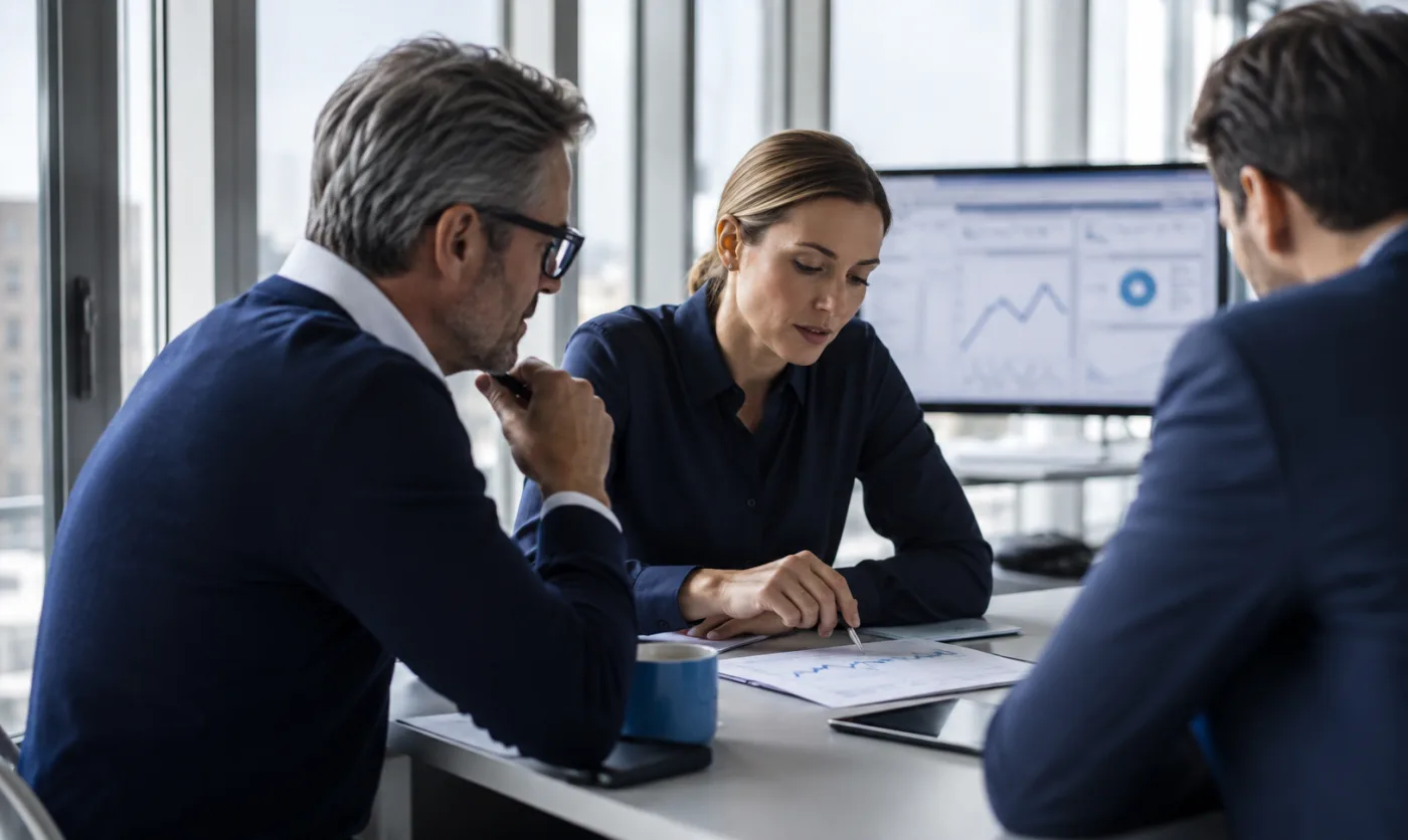 Consultant training a client team