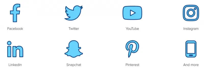 Social media platforms that we can <span>manage for your business include:</span>