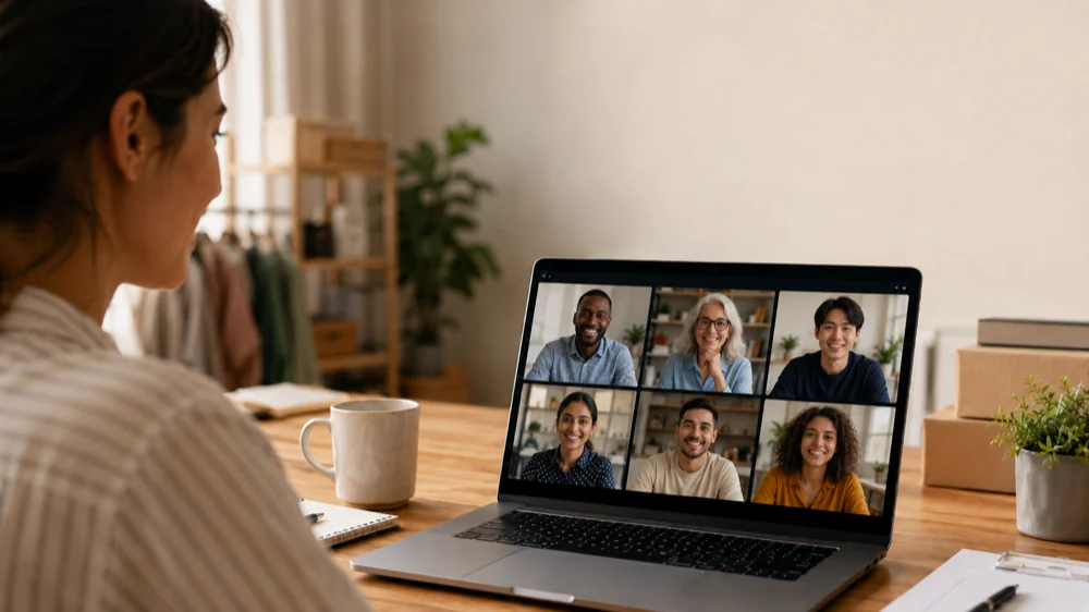 SEO Brand team on a strategy call